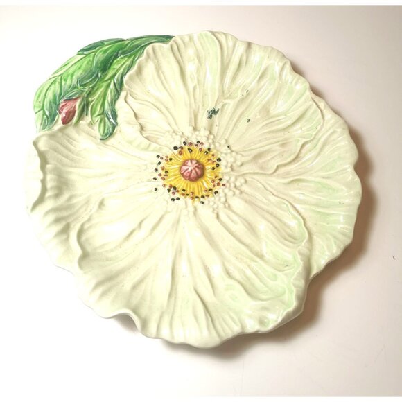 Dish Carlton ware yellow poppy/buttercup flower hand painted vintage - Picture 2 of 11
